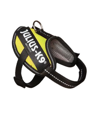 JULIUS K-9 IDC Powair Dog Harness Size: 2XS / Baby 2 Neon Neon 2XS/Baby 2