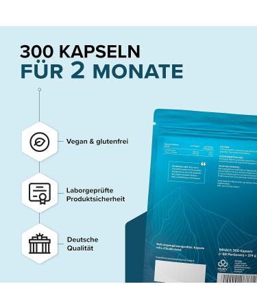 Edubily Nutrition Citrullin Malat Capsules - Caffeine-Free Pre-Workout Supplement - 2.9g Pure L-Citrullinmalat per Capsule - 300 Count - Buy Online on GoSupps.com