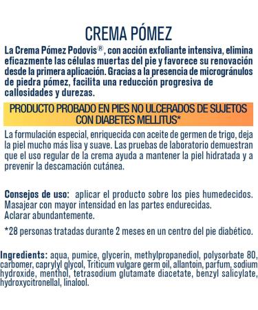  Podovis Podovis Foot Cream with Exfoliating Scrub 100ml - Buy Online on GoSupps.com