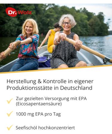  Dr. Wolz 60 x EPA 1000mg Dr Wolz for a targeted supply of omega-3 fatty acid EPA - Buy Online on GoSupps.com