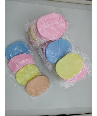 50 Pack Cleaning Sponge Wet Wipes - Soft Makeup Washing Sponges for Face & Powder | Random Colors - International Shipping - Buy Online on GoSupps.com