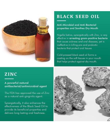 Sprinjene Sensitive Teeth & Gum Toothpaste with Fluoride - Natural, Non-Toxic, SLS Free for Fresh Breath & Dry Mouth - Preservative Free with Black Seed Oil & Zinc - 1 Pack (Original) - Buy Online on GoSupps.com