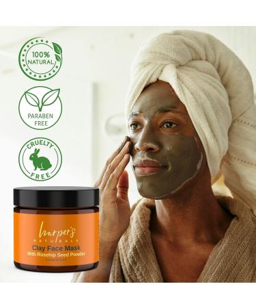 Harper's Naturals Clay Face Mask | Organic Skincare for All Skin Types - International Shipping - Buy Online on GoSupps.com