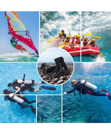 Panzexin 3mm Neoprene Diving Socks | Sand-Proof Wetsuit Socks for Scuba Snorkeling | Beach Water Sports | Seahorse Size 5.5-6.5 - Buy Online on GoSupps.com