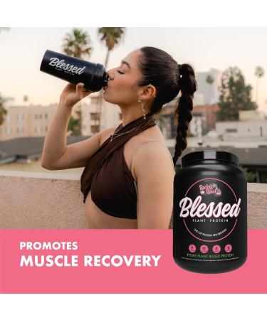 Blessed Vegan Protein Powder - Plant Based Protein Powder Meal Replacement Protein Shake 23g of Pea Protein Powder Dairy Free Gluten Free No Sugar Added 30 Servings (Rocky Road) Rocky Road 30 Servings (Pack of 1) - Buy Online on GoSupps.com