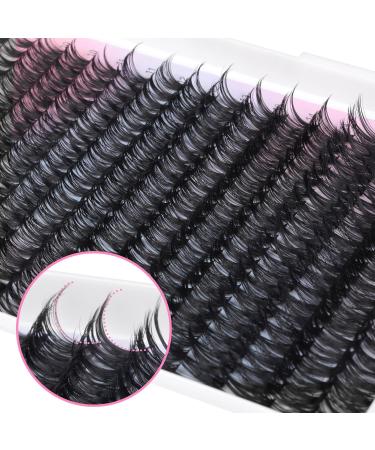 DIY Lash Clusters - 320pcs D Curl Individual Lashes for Natural Volume | wiwoseo - Buy Online on GoSupps.com