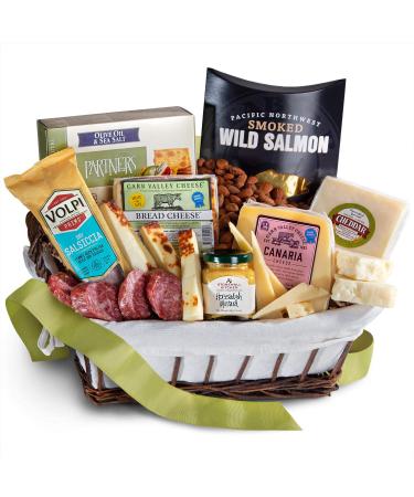 Gourmet Cheese & Meats Hamper Gift Basket All Occasions