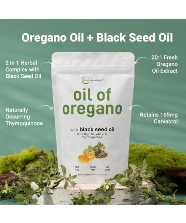 Micro Ingredients Melatonin Gummies & Oil of Oregano Softgels | Bundle | Sugar-Free BlackBerry Cherry Flavor | No Drug Non-Habit-Forming Ingredients | 4X Strength Carvacrol & Thymoquinone - Buy Online on GoSupps.com