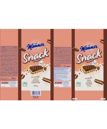 Buy Manner Snack Mini Milk Chocolate - Crunchy Treat for In-Between Meals | 300g Pack - International Shipping Available - Buy Online on GoSupps.com