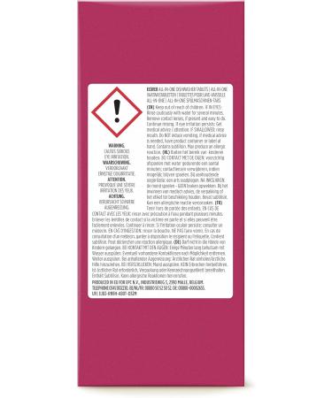 Ecover All-In-One Dishwasher Tabs - Lemon & Mandarin (68 Tabs) | Eco-Friendly Cleaning Solution - Buy Online on GoSupps.com