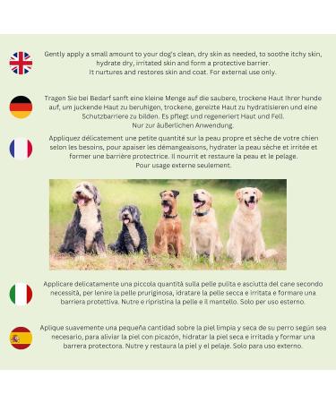 NATURE'S INTERVENTION 100% Natural SOOTHING BALM Dogs - Calendula & Lavender - 50 g by NIP. Moisturizes Soothes Relieves Itching. Beneficial for Dry and Sensitive Skin. - Buy Online on GoSupps.com