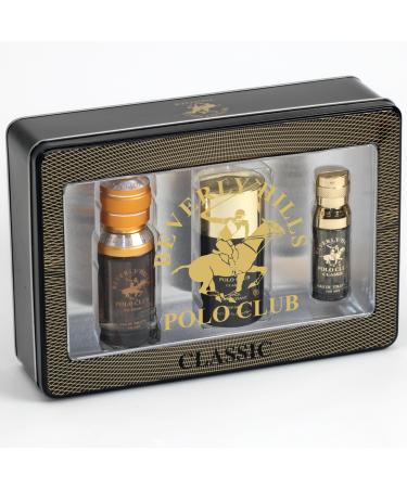 Beverly Hills Polo Club BHPC Classic Cologne Gift Set for Men | 1.7oz Eau de Toilette Deodorant Fragrances