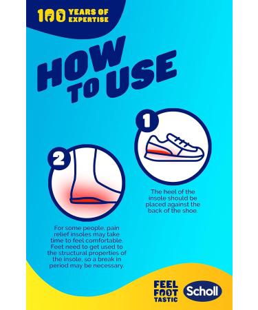 Scholl In-Balance Orthotics Insoles - Heel Pain Relief 3-in-1 - Small (UK 4.5-6.5) - Buy Online on GoSupps.com