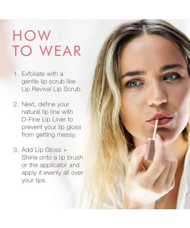 Beauty For Real Nudist Lip Gloss - Beige Nude Pink, Non-Sticky Plumping & Hydrating Gloss with Marine Collagen - 0.15 fl oz - Buy Online on GoSupps.com