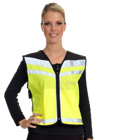 Equisafety Polite Winter Fluorescent Exercise Rug L Air Waistcoat Caution Young Horse