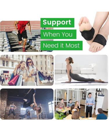 3 Pairs Arch Support Brace Compression Sleeves for Plantar Fasciitis Relief - Universal Size for Men and Women - Buy Online on GoSupps.com