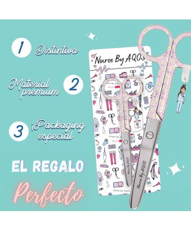 Nurse by AQOS: Premium Nurse Accessories & Gadgets | Stylish Nurse Scissors (Blue Hearts) - Buy Online on GoSupps.com