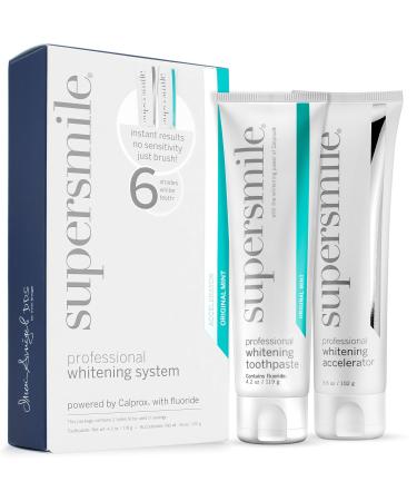 Supersmile Professional Whitening System Toothpaste + Accelerator Original Mint 7.8 oz  (221 g)