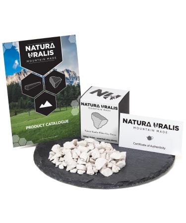 Argile Blanche Kaolin | 100g d'Argile Blanche Naturelle Blanc pur Blanc Cass - Croquant Eonnant Texture Terreuse Velout e et Ferme Satisfaisante Sensation ASMR