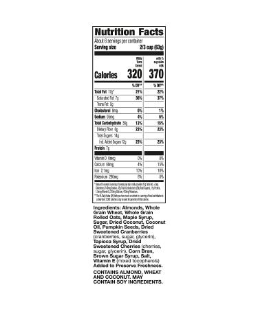 Wilde Terra Maple Almond Cereal - Delicious and Nutritious Breakfast Option - Buy Online on GoSupps.com