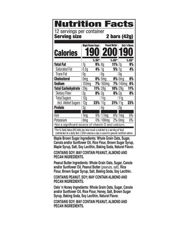 Nature Valley Crunchy Granola Bars Variety Pack - 17.88 oz, 12 ct (24 bars) - Buy Online on GoSupps.com