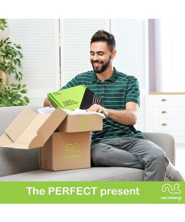 Dried Fruit & Nuts Gift Basket in Wooden Apple Tray + Green Ribbon - 9 Assortments | Holiday & Birthday Gourmet Arrangement | Healthy Kosher Snack Box - Buy Online on GoSupps.com