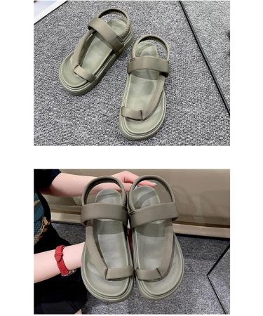 Women's Casual Orthopedic Sandals - Platform Cross Strap Open Toe Bunion Corrector for Summer Beach & Outdoor Hiking - Size 6.5 Green - Buy Online on GoSupps.com