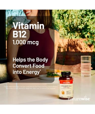 NatureWise 1 Vitamin C 1000mg - Extra Strength - Vegan Non-GMO 60 Capsules 60-Day Supply + 1 Vitamin B12 1000 mcg - Gluten-Free Non-GMO - 60 Softgels 60-Day Supply  - Buy Online on GoSupps.com