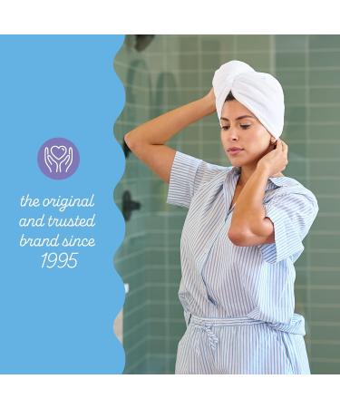 Buy Turbie Twist Deluxe Wet Dry Set - Microfiber Hair Towel Wrap & Stylish Shower Cap | Quick Dry Hair Turban & Reusable Shower Cap | Travel & Bathroom Essentials | Fast International Shipping - Buy Online on GoSupps.com