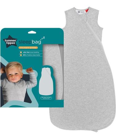 Tommee Tippee Baby Sleep Bag Original Grobag Hip-Healthy Design 18-36m 0-2 TOG Sky Grey Marl - Buy Online on GoSupps.com