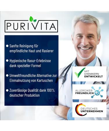 Purivita Schakeropfreiniger Refilling Liquid - Compatible with Brown Clean & Renew Cleaning Cartridges - Series 9 - 500ml - International Shipping Available - Buy Online on GoSupps.com