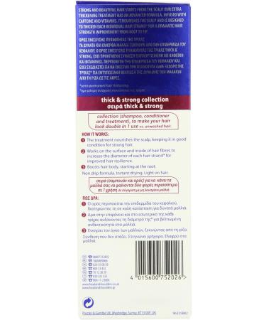 Head & Shoulders Tonicoextra Fortifying Hair Treatment - Buy Online on GoSupps.com