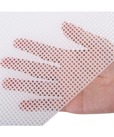 Tosnail 7 Count Clear Plastic Mesh Canvas Sheets - Pack of 8 for Embroidery Crafting | 18 x 12 - Buy Online on GoSupps.com