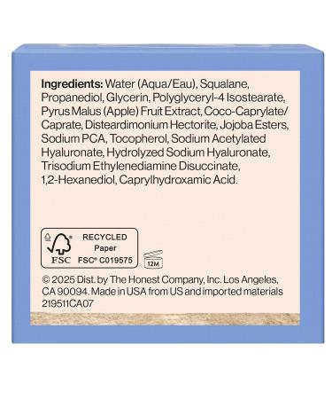 Honest Beauty Hydrogel Bundle | Moisturizing Hydrogel Cream + Deep Hydration Hyaluronic Acid Serum | Gentle for Sensitive Skin Fragrance Free Vegan | 1.7 fl oz 1 fl oz - Buy Online on GoSupps.com