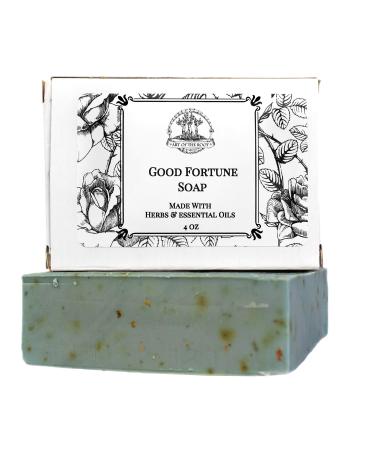 Art of the Root Good Fortune Shea Herbal Soap | with Patchouli  Sandalwood & Rose | Blessings  Luck & Prosperity Rituals | Wiccan  Pagan  Conjure  Spirituality  Metaphysical