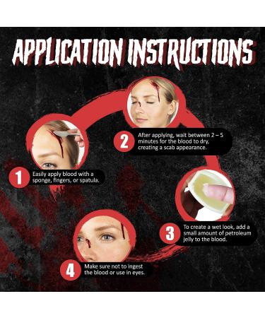 Narrative Cosmetics Scab Blood Paste 1 Oz - Professional SFX Makeup for Realistic Cuts and Wounds - Buy Online on GoSupps.com