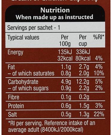 Heinz Cream of Chicken Cup Soup 6 x 68g - 24 Sachets | Delicious Instant Soup Mix - Buy Online on GoSupps.com
