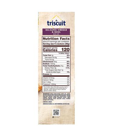 TRISCUIT Balsamic Vinegar & Basil Crackers - 8.5 oz Box - Buy Online on GoSupps.com