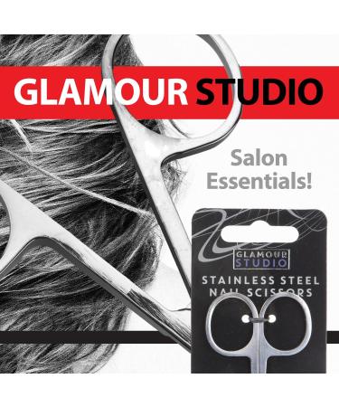 VFM - Stainless Steel Nail Scissors Sharp Curved Tip - Glamour Studio - Buy Online on GoSupps.com