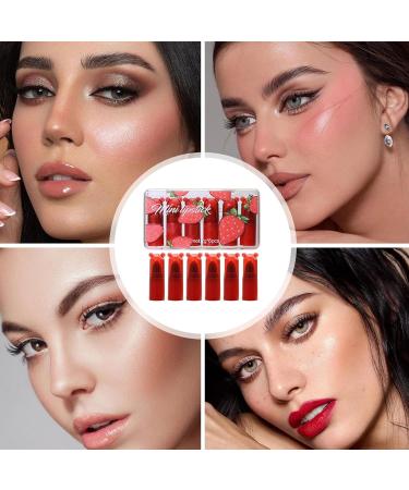  JINGLING JINGLING Set of 6 Glossy Lipsticks for Women Beginners Family Friends Beauty Daily Use Office and Evening - Buy Online on GoSupps.com