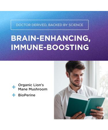 Organic Lions Mane Mushroom Supplement for Mental Clarity Focus & Immune Support - Organic Brain Boosting Nootropic Lions Mane Mushroom Capsules with 100% Organic Lions Mane Extract 60 Servings 180 Count (Pack of 1) - Buy Online on GoSupps.com
