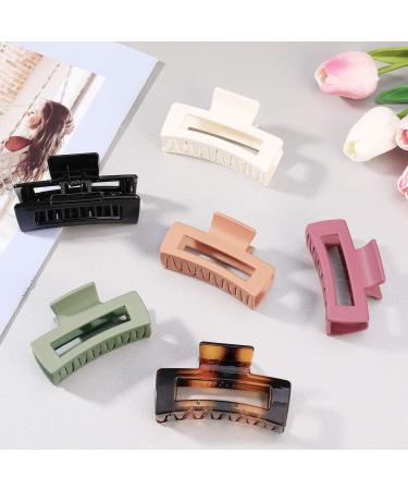 FANTESI 6 Pcs Big Claw Clips - Non-Slip Matte Jaw Clips for Women and Girls - Buy Online on GoSupps.com