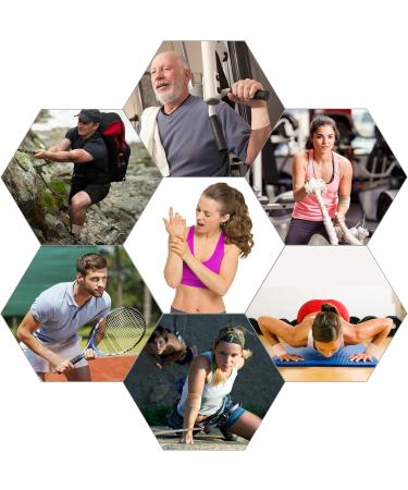 Self-Adhering Cohesive Bandage Wrap - 6 Rolls 2 in x 5 Yards - Latex-Free Elastic Sport Bandage for Ankle Injuries & Veterinary Use - Buy Online on GoSupps.com