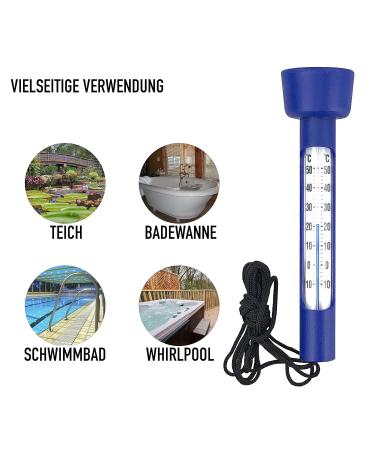 Buy Floating Pool Thermometer | Analog Water Temperature Gauge for Spa & Whirlpool | Accurate & Durable Swimming Accessories - Buy Online on GoSupps.com