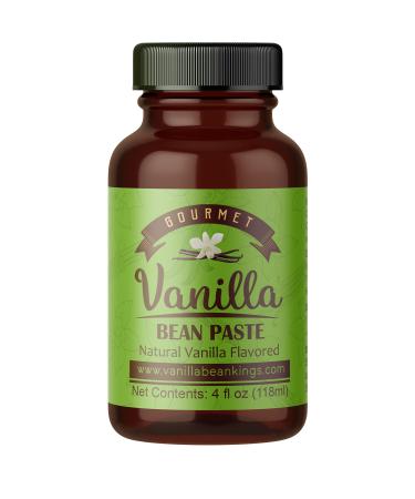 Gourmet Vanilla Bean Paste for Baking and Cooking - Gourmet Madagascar Bourbon Blend made with Real Vanilla Seeds - 4 Ounces 4 Ounce (Pack of 1) - Buy Online on GoSupps.com