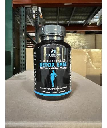 Detox Ease Colon Cleanse - Natural Vegan Diet Pills for Healthy Bowel Movements & Digestive Health - Buy Online on GoSupps.com