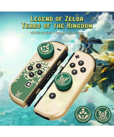 Premium Switch Thumb Grips Exclusive Zelda Tears of The Kingdom Theme Silicone Switch Joystick Caps Legend of Zelda Design - Compatible with Nintendo Switch/Switch OLED/Switch Lite by Wenbramo - Buy Online on GoSupps.com