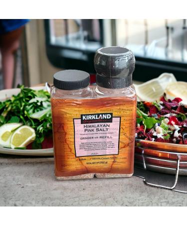 Himalayan Pink Salt - Combo with Grinder and 737g Refill - Seasoning to enhance your cymbals with Himalayan Pink Salt - Buy Online on GoSupps.com