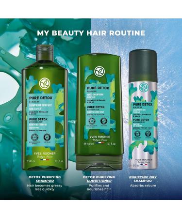 Yves Rocher Dry Shampoo Duo For Normal to Oily Hair | Invisible Powder | Restores Freshness & Volume | Silicone Free | Set of Two | Spray Bottle 150 ml each - Buy Online on GoSupps.com